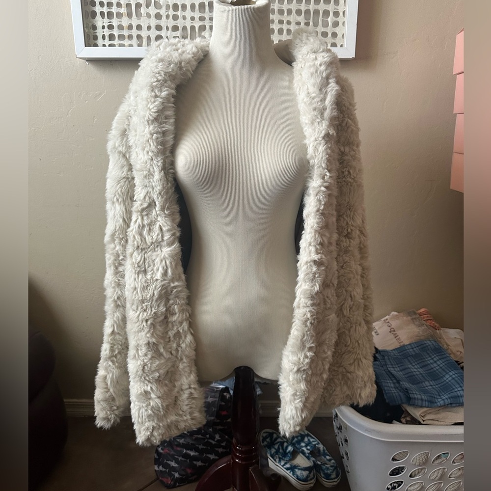 Faux fur coat